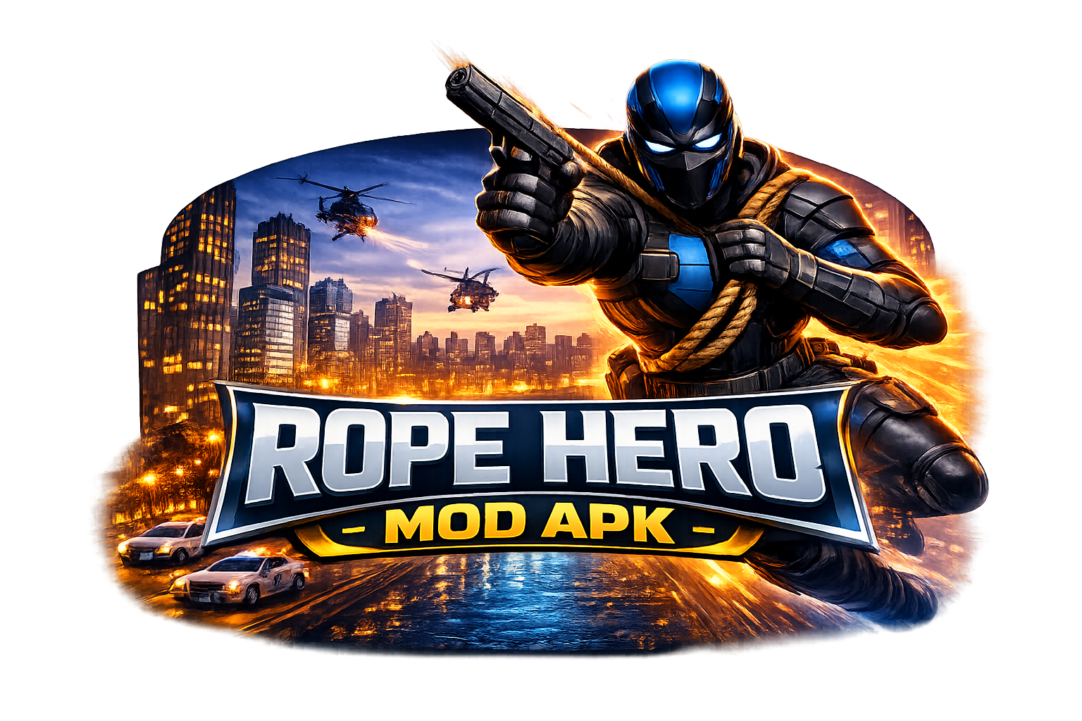 rope hero mod apk