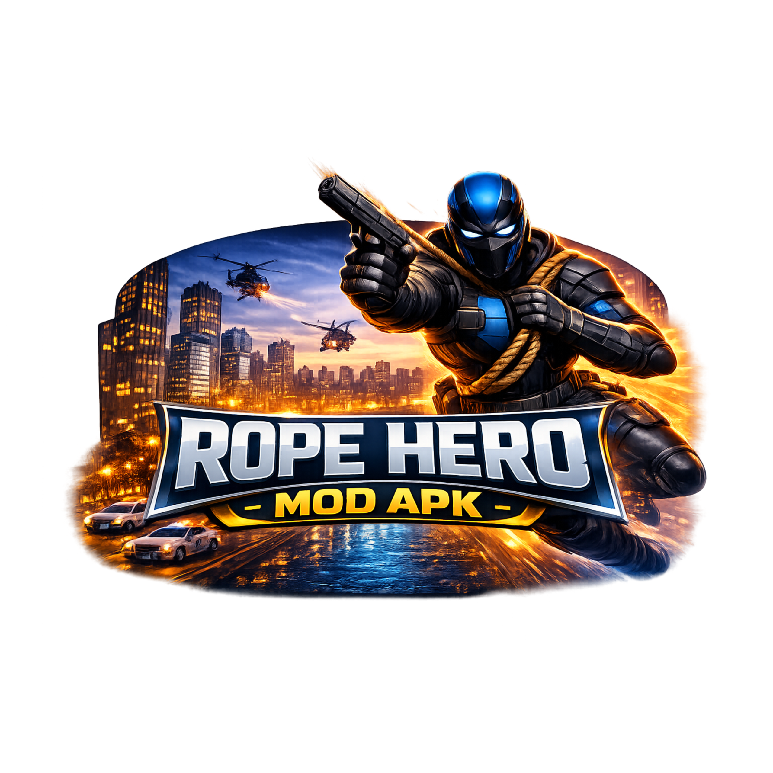 rope hero mode apk